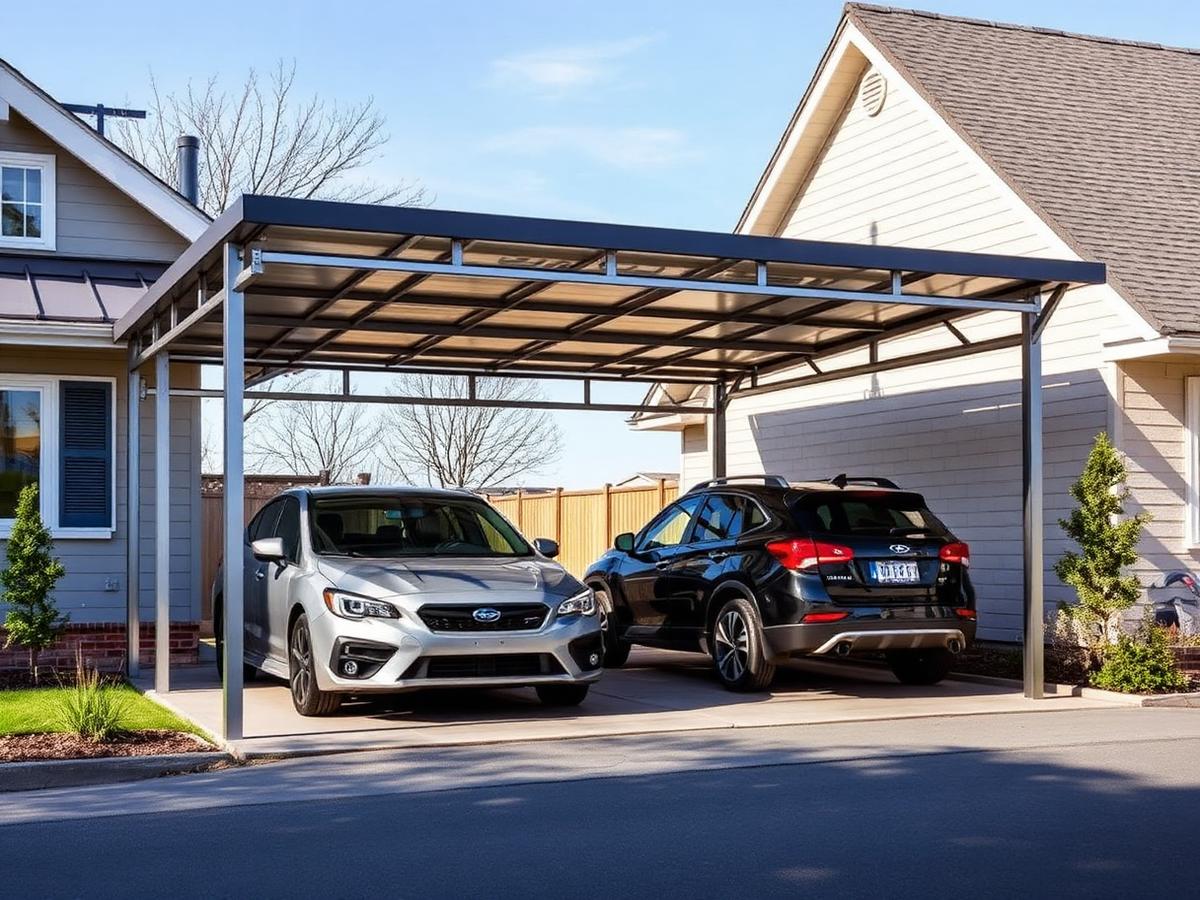 Carports — steel building solutions by Fortune Steel Buildings Inc., Barrie Ontario